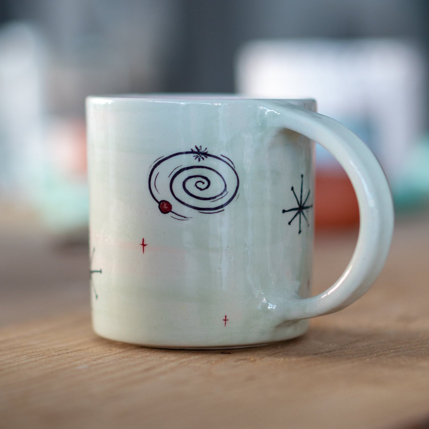 Atomic Cat Mug - Black Cat Mug