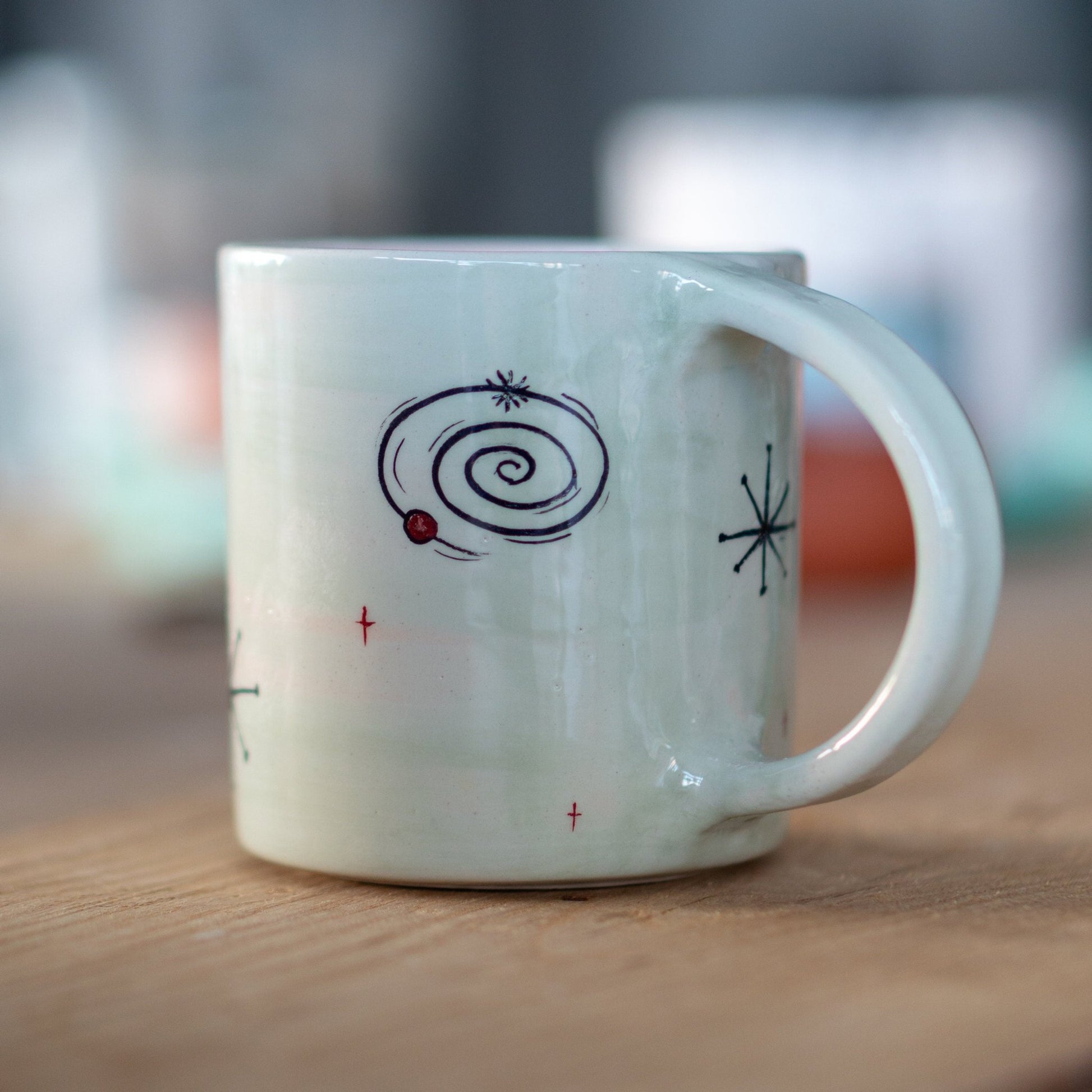 Atomic Cat Mug - Black Cat Mug