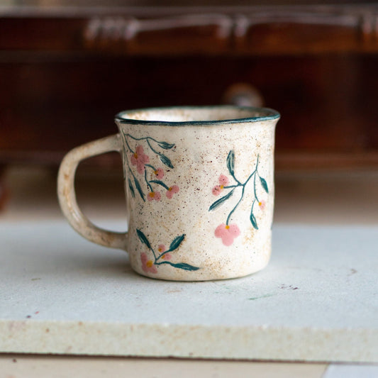 Blossom Coffee Mug - Vintage Style