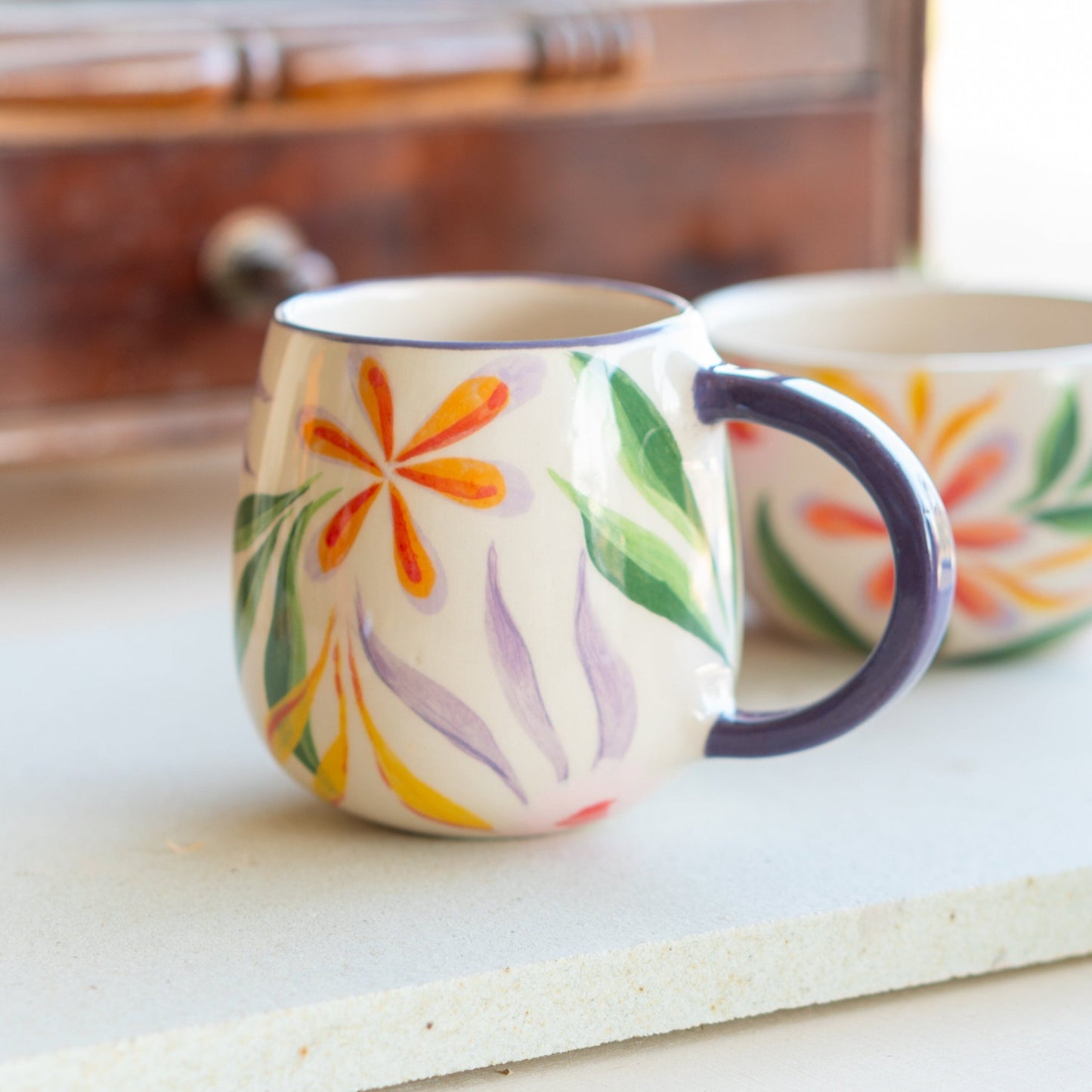 Blossom Mug - Vibrant Colorful Ceramic Mug