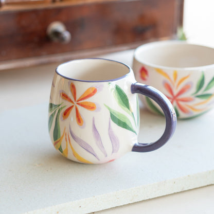 Blossom Mug - Vibrant Colorful Ceramic Mug