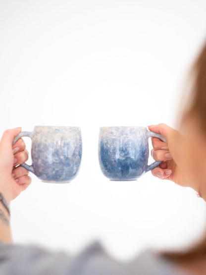 Handmade Ceramic Coffee Mug - Sea and Sky | Unique Coastal-Inspired Drinkware