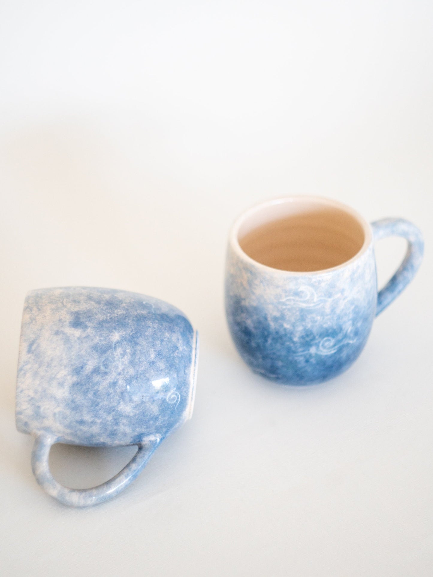 Handmade Ceramic Coffee Mug - Sea and Sky | Unique Coastal-Inspired Drinkware