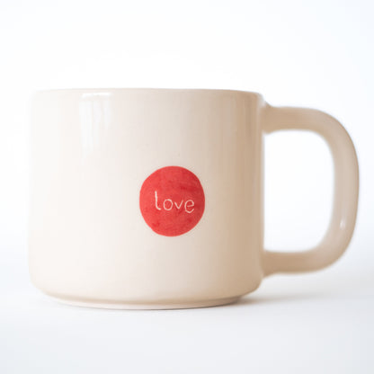 Minimalist Coffee Mug | Japanese Style Love Mug | Kanji Art Coffee Mug | Special Gift For Him/Handmade Gift | Lover Gift Gift