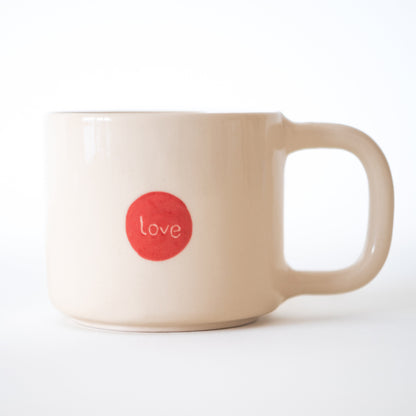 Minimalist Coffee Mug | Japanese Style Love Mug | Kanji Art Coffee Mug | Special Gift For Him/Handmade Gift | Lover Gift Gift