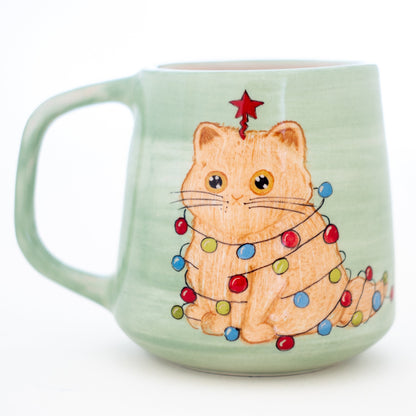 Christmas Gift Clumsy Cat Mug