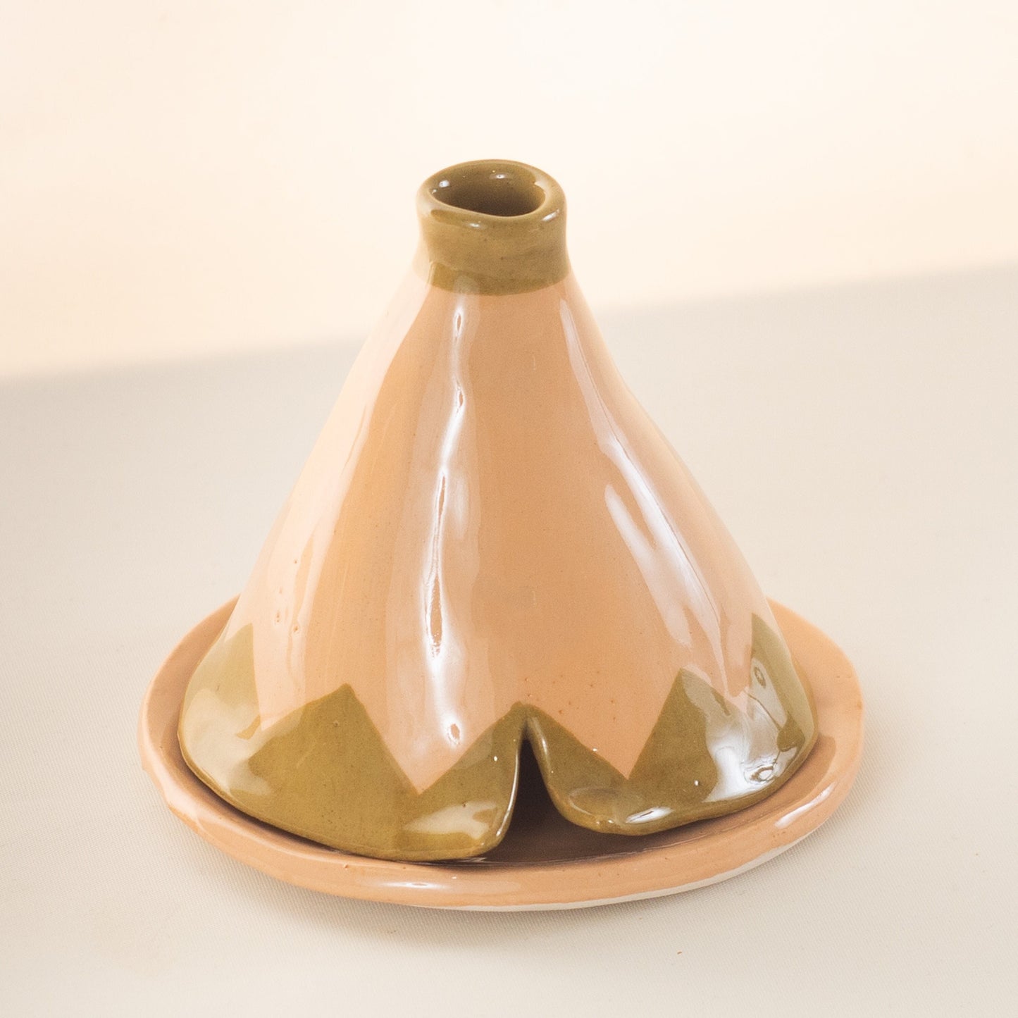 Wigwam Candle Holder | Tepee Candle Holder | Handmade Lodge Candle Holder | Special Designed Candle Holder | Ceramic Decor Candle Holder