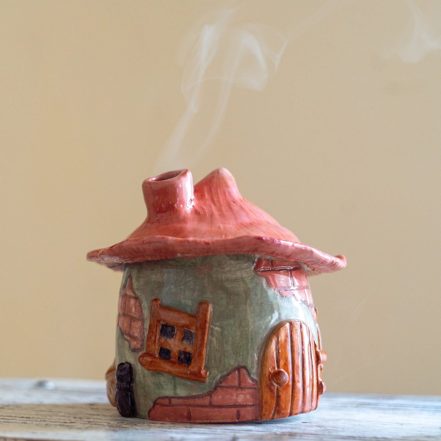 Witchy Decor for Home, Halloween Ceramic Incense Burner