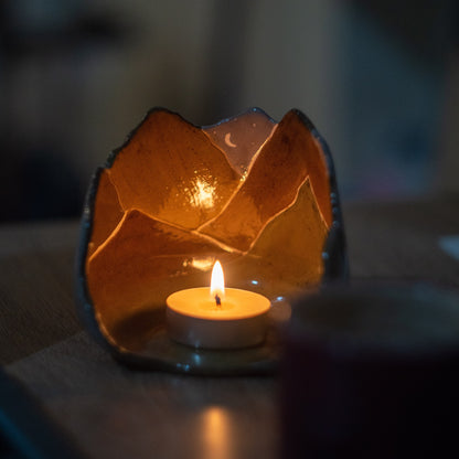 Candle Holder - Mountain Decor