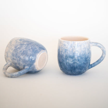 Handmade Ceramic Coffee Mug - Sea and Sky | Unique Coastal-Inspired Drinkware