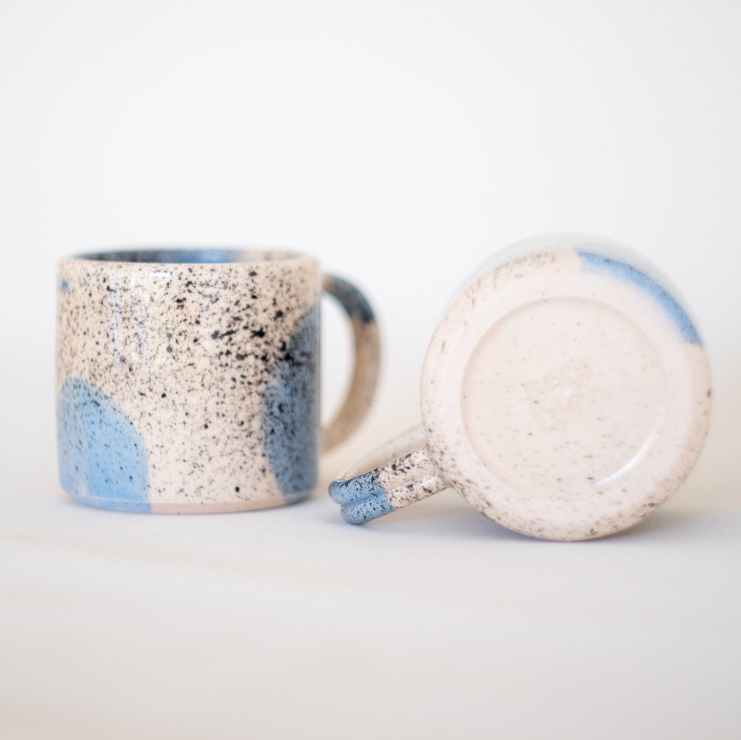 Minimal Handmade Espresso Cup Set - Contemporary Ceramic Coffee Cups, Stoneware High Quality Cups