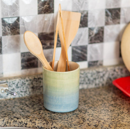 Utensil Holder, Handmade Ceramic Kitchen Utensils, Countertop Organizer