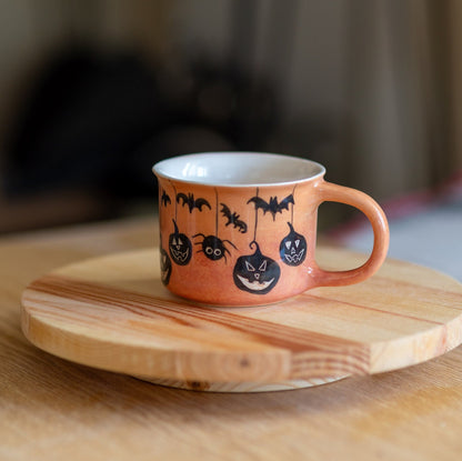 Handmade Halloween Gift, Halloween Pumpkin Mug