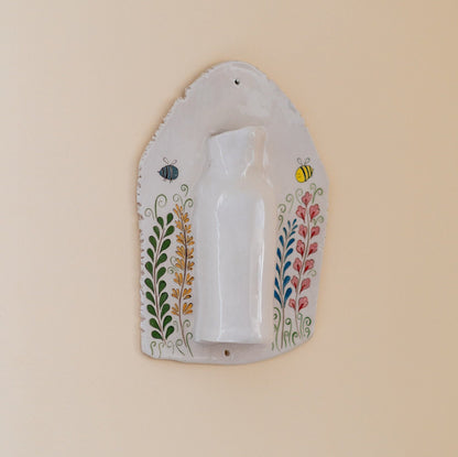 Wall Planter, Handmade Wall Hanging, Ceramic Home Decor Wall Art, Fall Home Decor