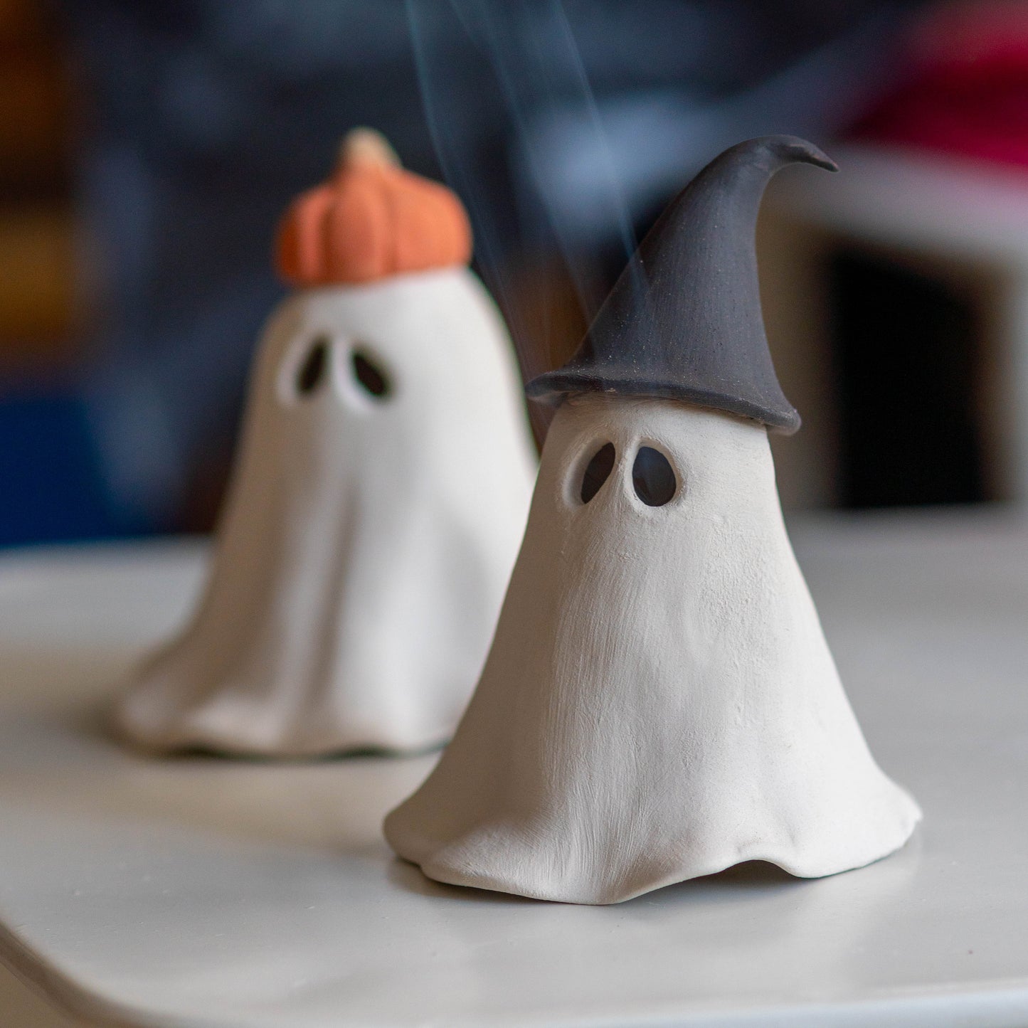 Ghost Incense Holder, Halloween Decor Idea