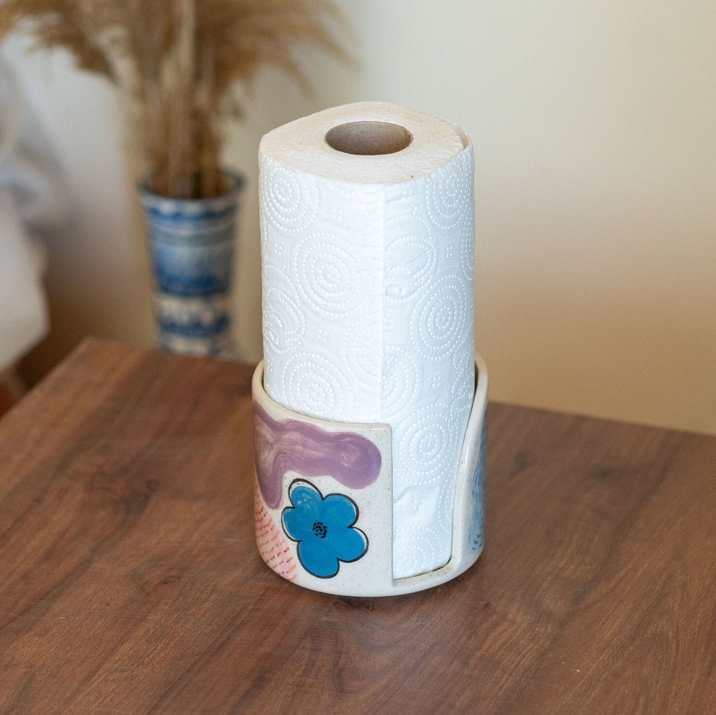 Paper Towel Holder, Handmade Towel Rack, Fall Decor | Single Roll Holder