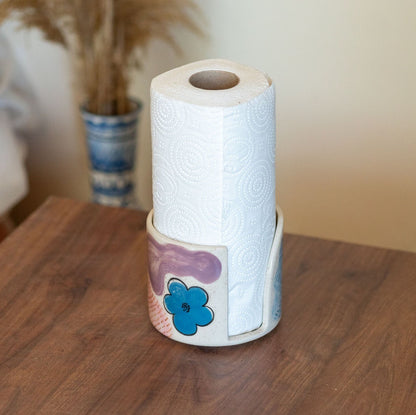 Paper Towel Holder, Handmade Towel Rack, Fall Decor | Single Roll Holder