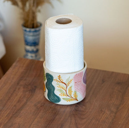 Paper Towel Holder, Handmade Towel Rack, Fall Decor | Single Roll Holder