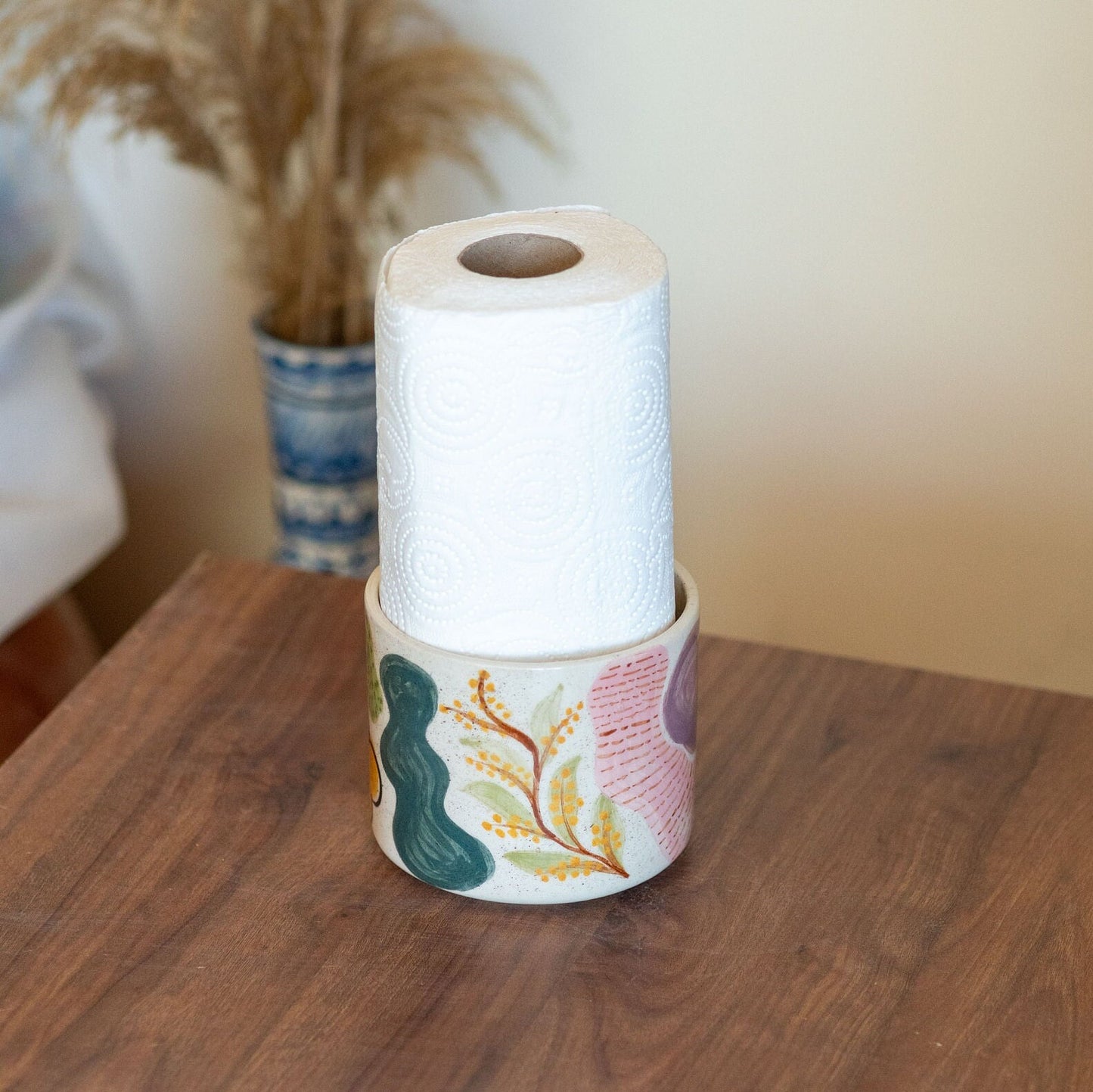 Paper Towel Holder, Handmade Towel Rack, Fall Decor | Single Roll Holder