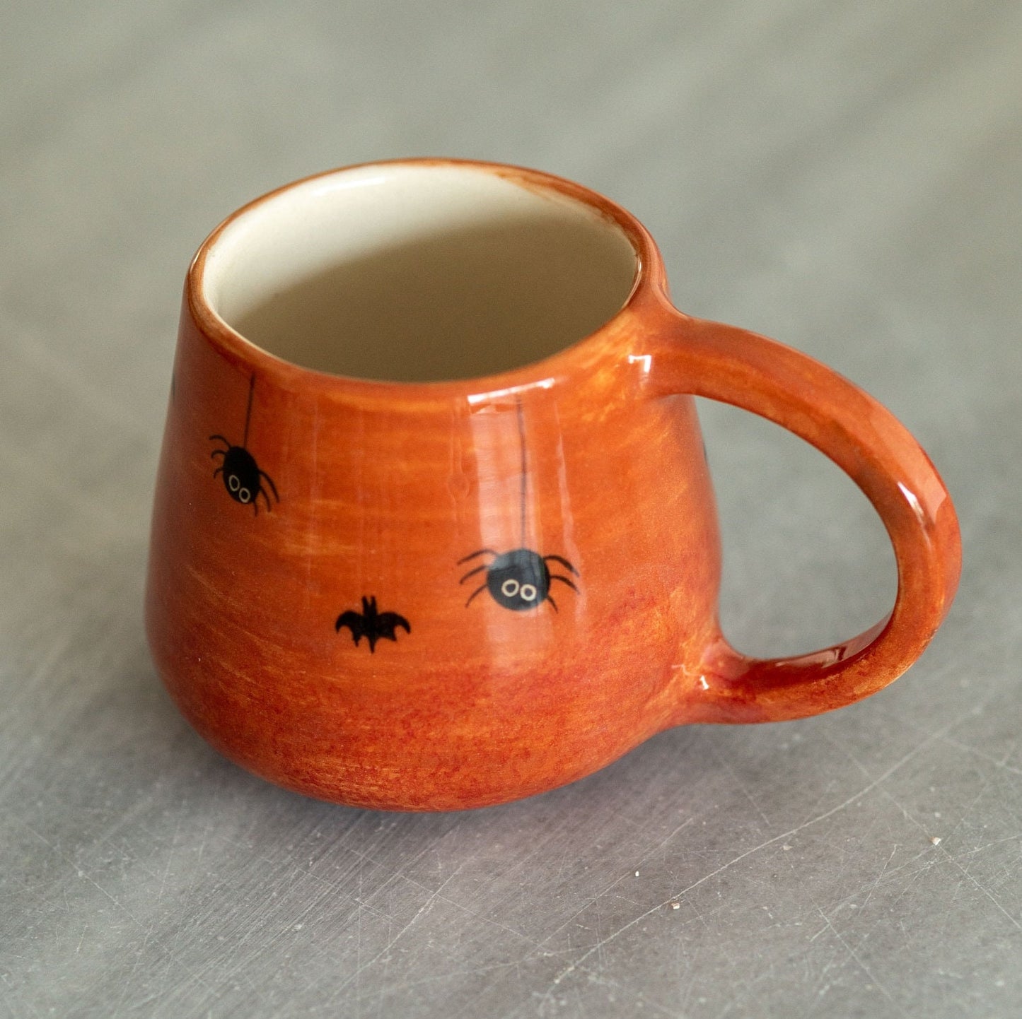 Skeleton Halloween Mug - Black Cat Coffee Mug