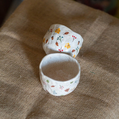 Fall Mug, Autumn Leaves Decor, Pottery Coffee Mug, Handmade Ceramic Mug