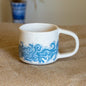 Nautical Decor Coffee Mug, Ceramic Mug, Handmade Pottery Mug