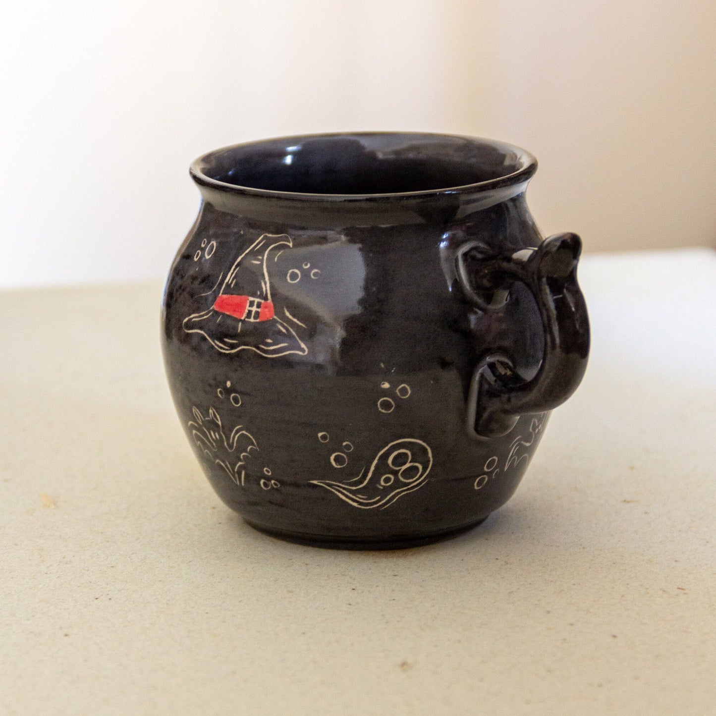 Cauldron Ceramic Coffee Mug - Halloween Mug