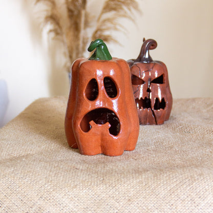 Halloween Decor Pumpkin Candle Holder