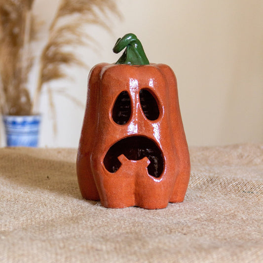 Halloween Decor Pumpkin Candle Holder