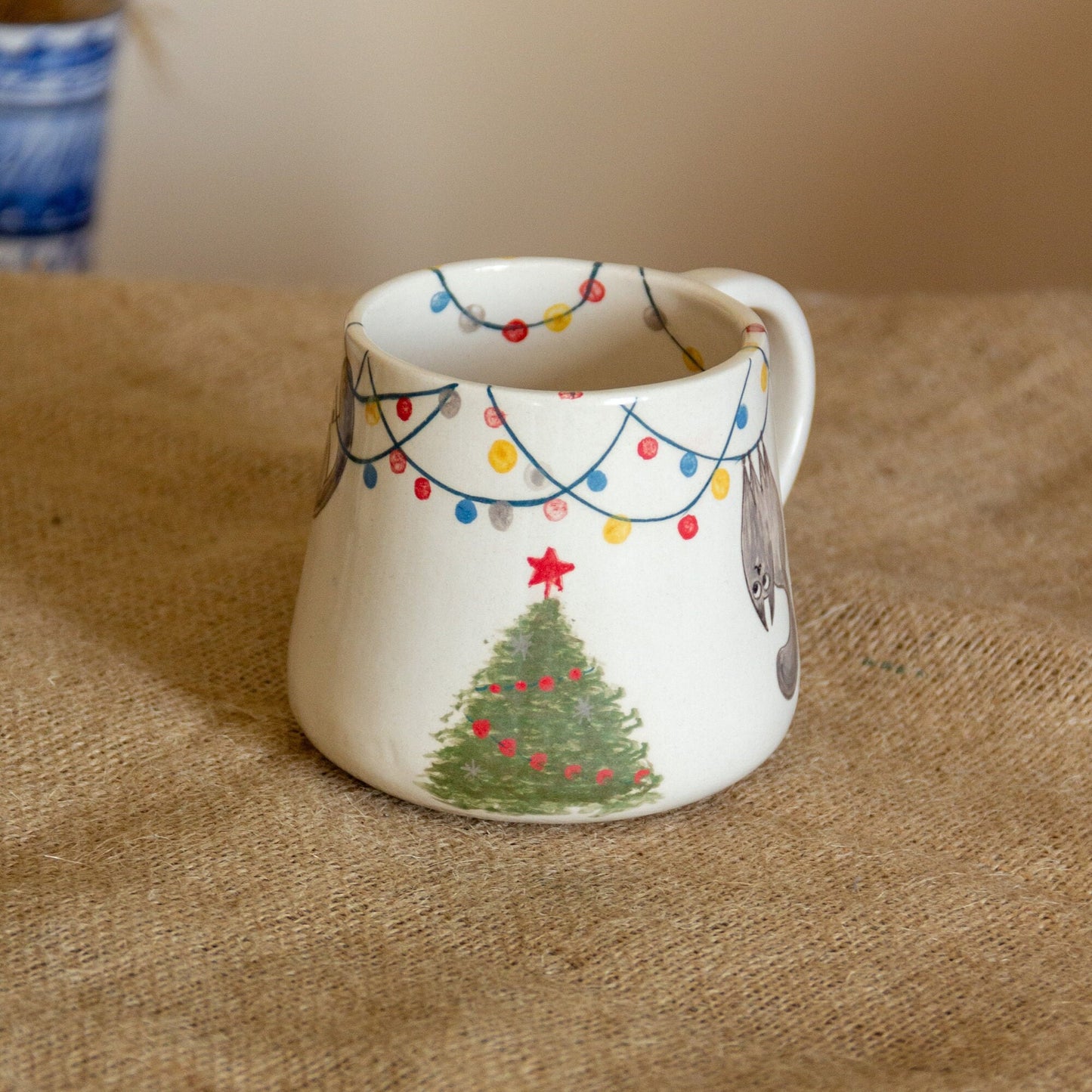 Christmas Cat Coffee Mug