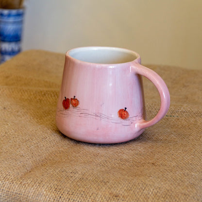 Halloween Mug - Snail and Pumpkin Ceramic Mug