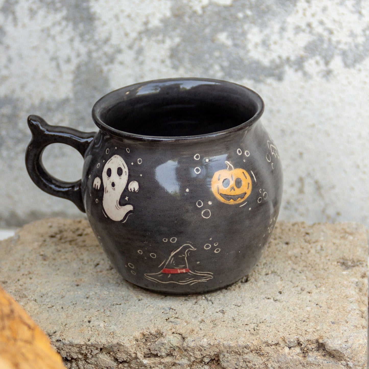 Cauldron Ceramic Coffee Mug - Halloween Mug