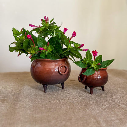 Cauldron Pot - Ceramic Planter