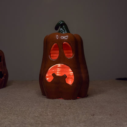 Halloween Decor Pumpkin Candle Holder