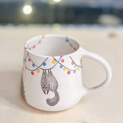 Christmas Cat Coffee Mug