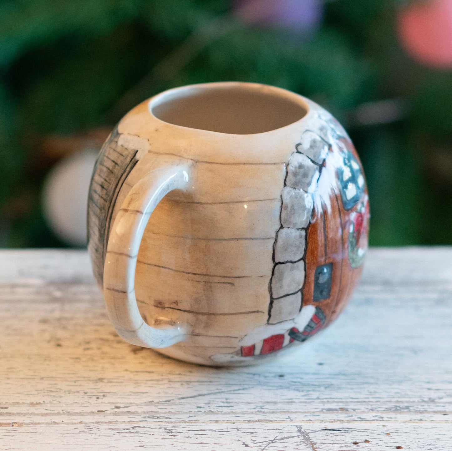 Christmas Coffee Mug, Cute House