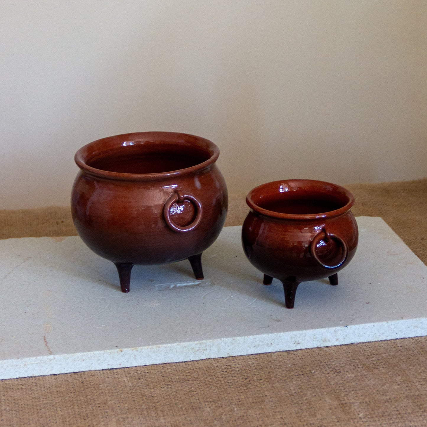 Cauldron Pot - Ceramic Planter