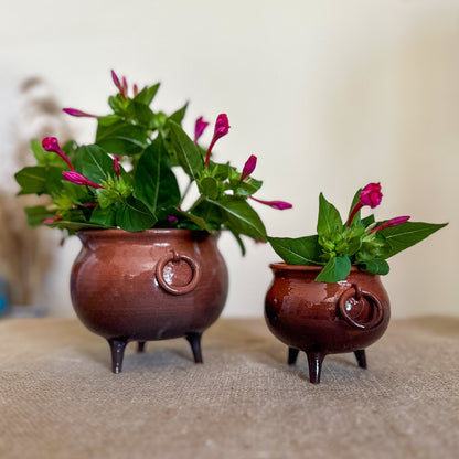 Cauldron Pot - Ceramic Planter