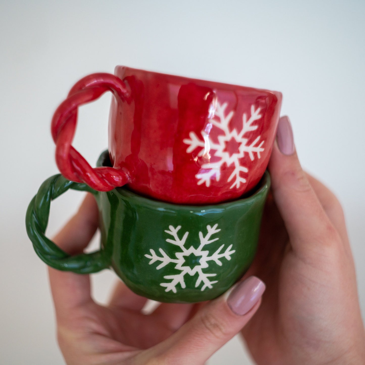 Christmas Gift Pottery Coffee Mug Tea Cup