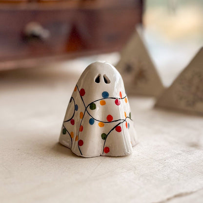 Christmas Ghost Tea Light Holder