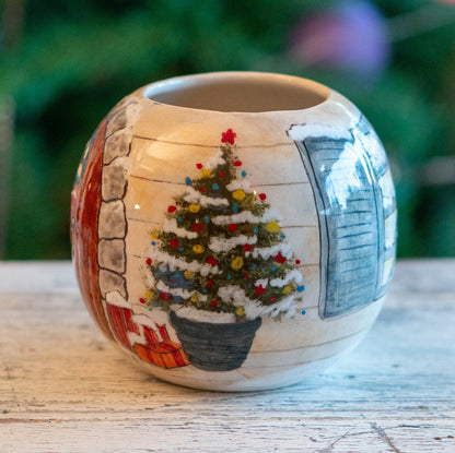 Christmas Coffee Mug, Cute House