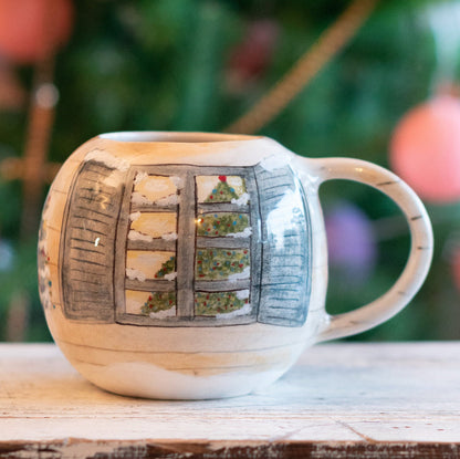 Christmas Coffee Mug, Cute House