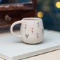 Colorful Blossom Tea Cup, Handmade Ceramic Mug