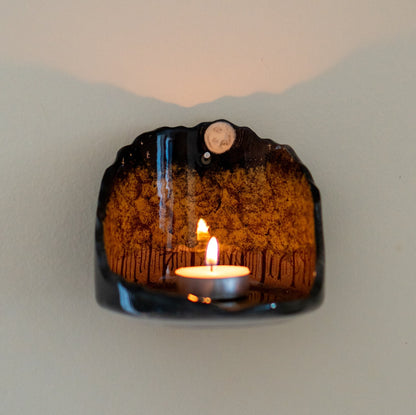 Forest Theme Candle Holder - Tea Light Holder, Wall Hanging Living Room Decor