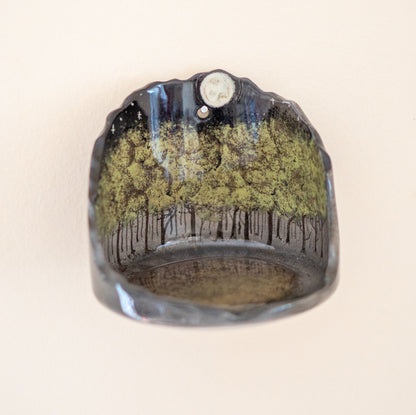 Forest Theme Candle Holder - Tea Light Holder, Wall Hanging Living Room Decor