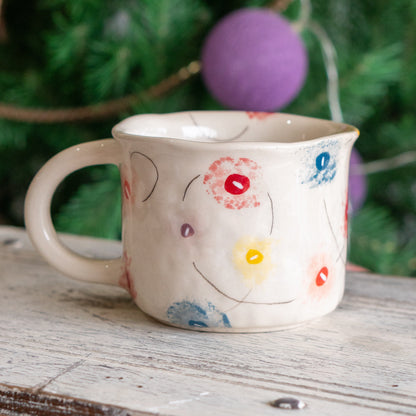 Christmas Coffee Mug - Ornaments and Lights