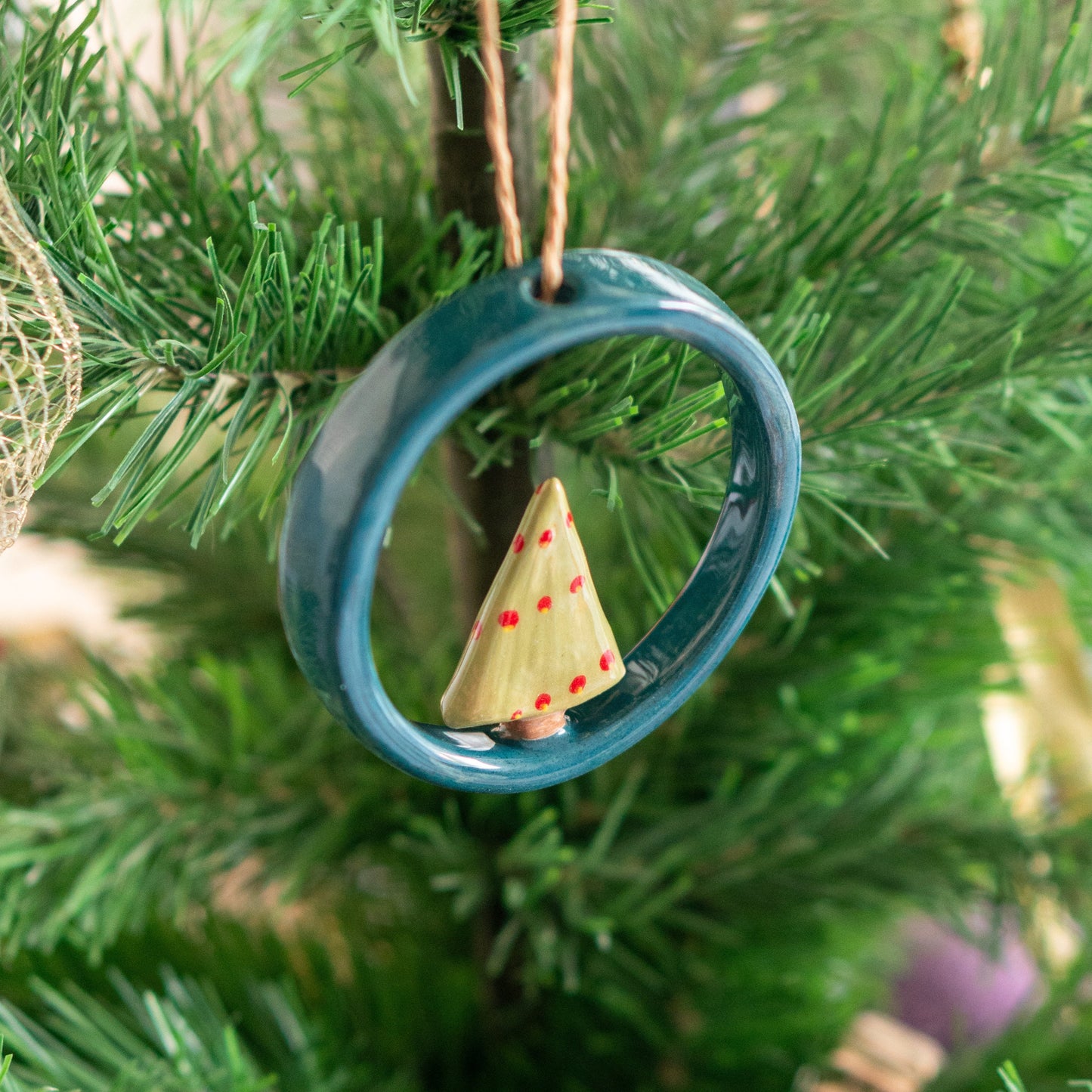 Christmas Tree Ornament - Hanging Ornament, Holiday Home Decor, Unique Holiday Gift