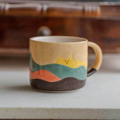 Cat Mountains Coffee Mug