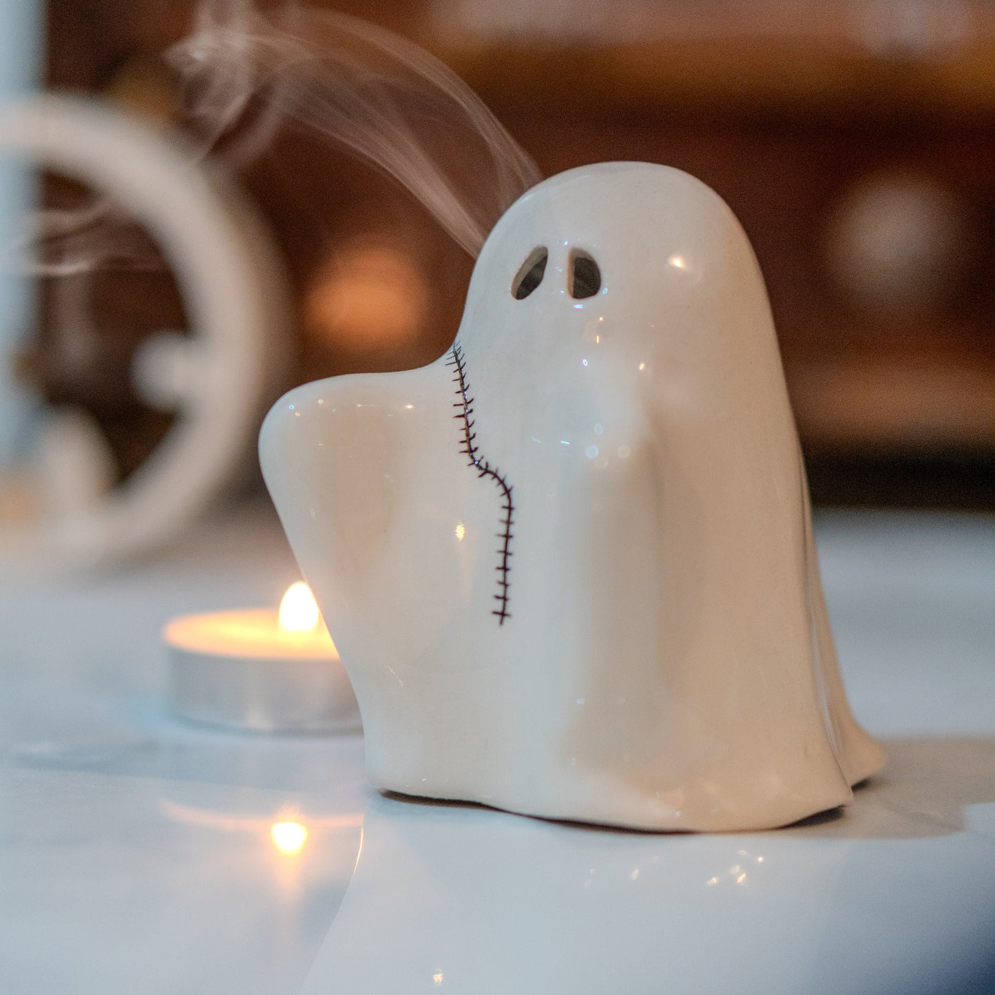 Ghost Incense Holder - Funny Home Decor, Ceramic Ghost Incense Burner