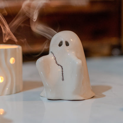 Ghost Incense Holder - Funny Home Decor, Ceramic Ghost Incense Burner